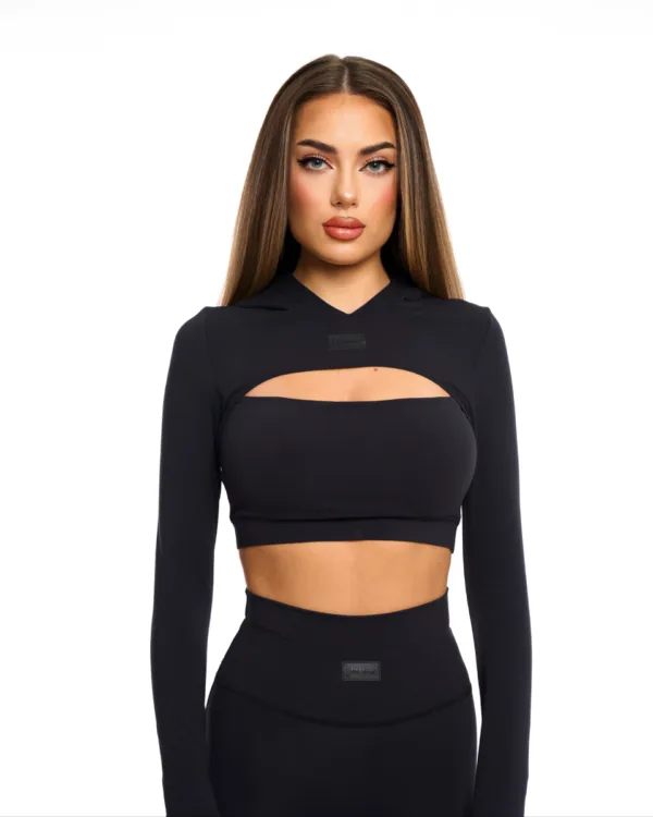 women's cropped hoodie