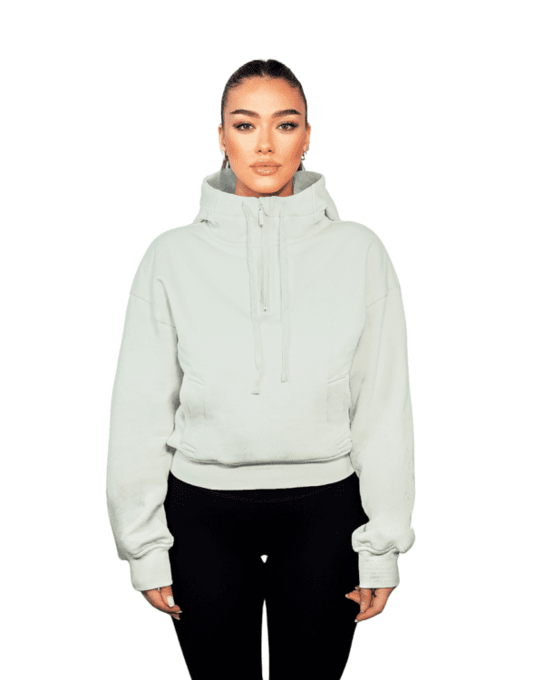 women's hoodie light khaki